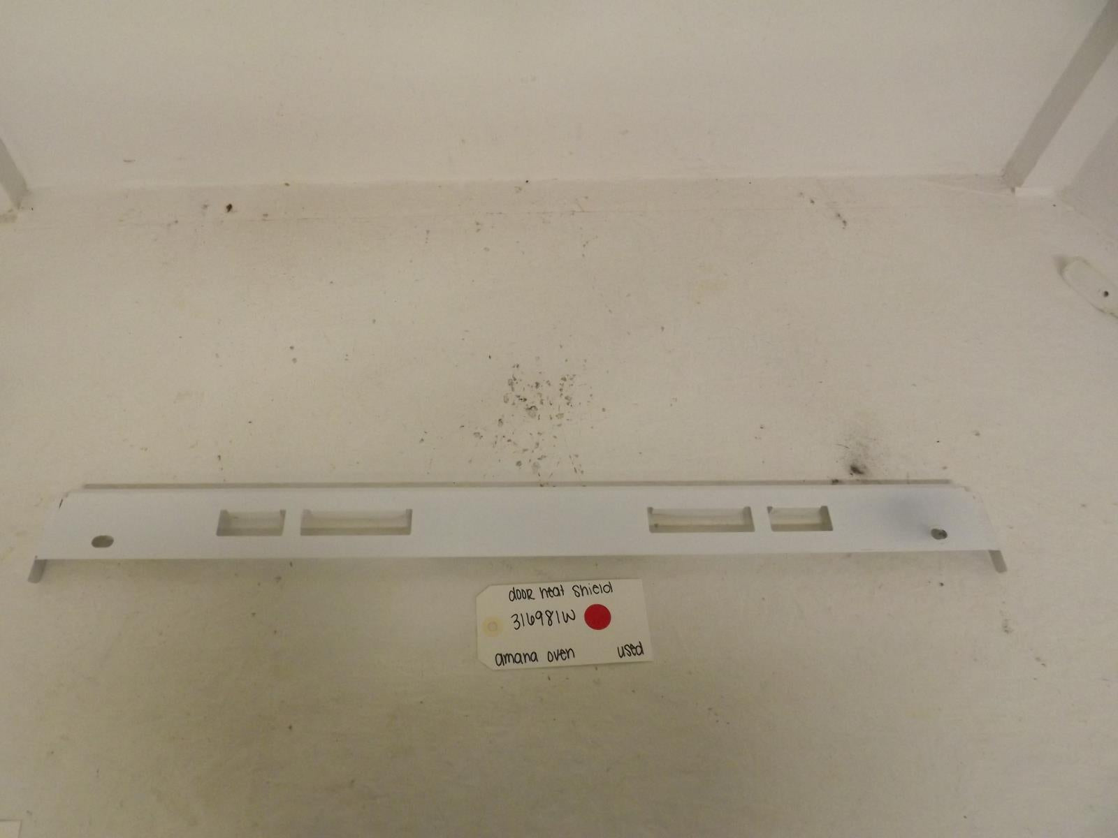 Amana Oven 316981W Door Heat Shield Used Amana Oven 316981W Door Heat Shield Used